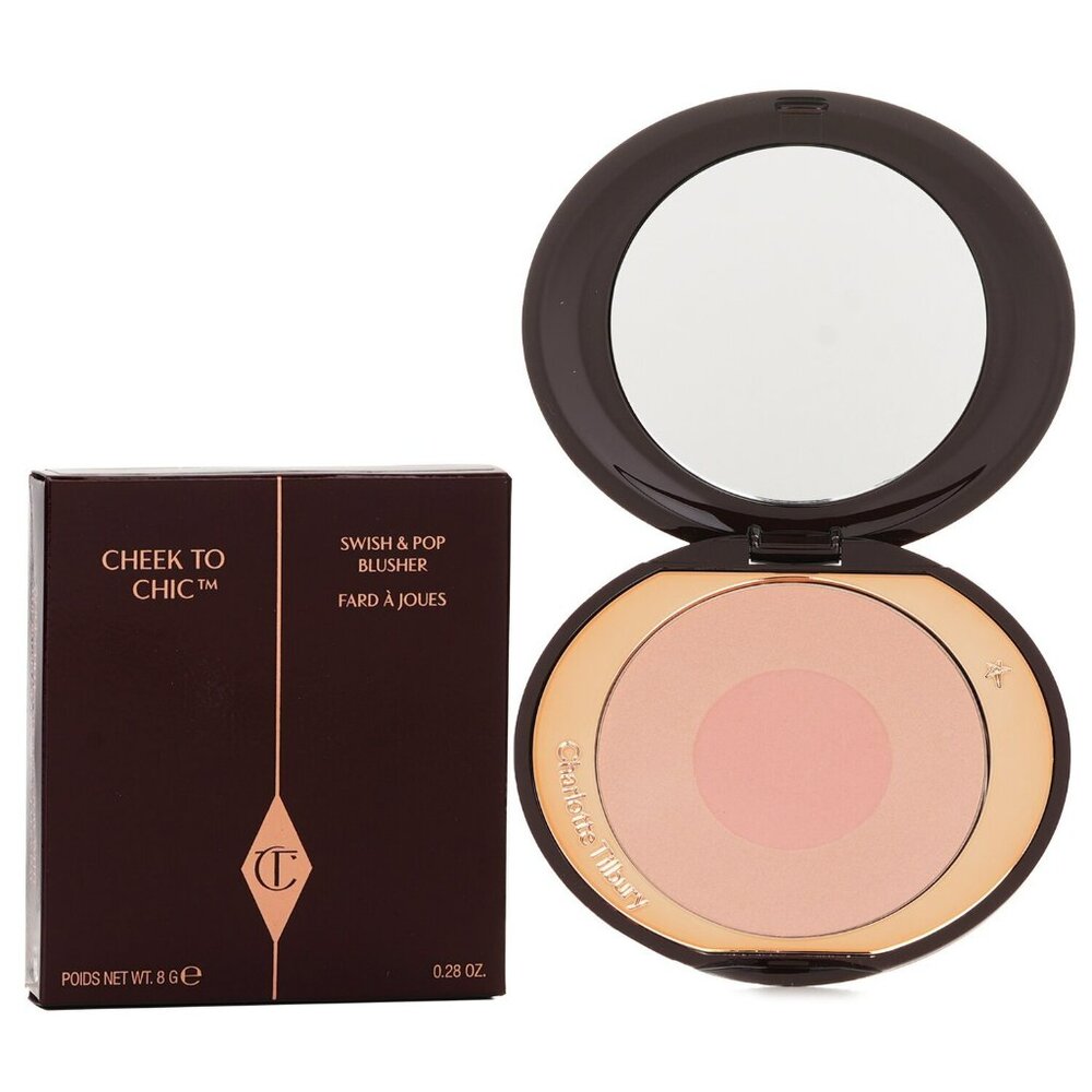 First love Charlotte Tilbury Cheek to Chic Swish & Pop Blush Glow Blusher NIB